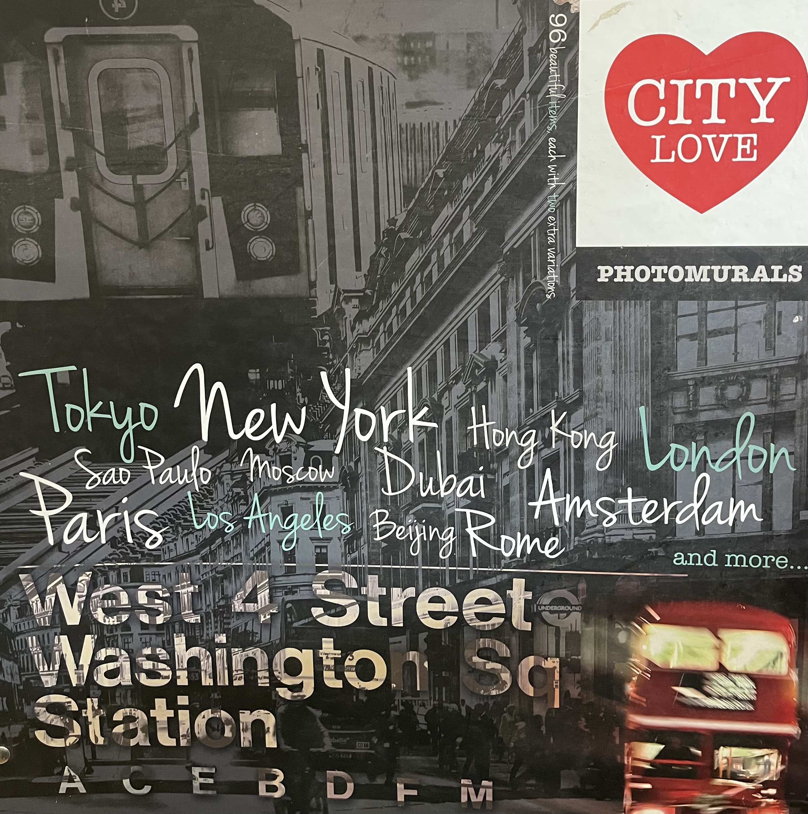 Thema's - CITY LOVE FOTOBEHANG