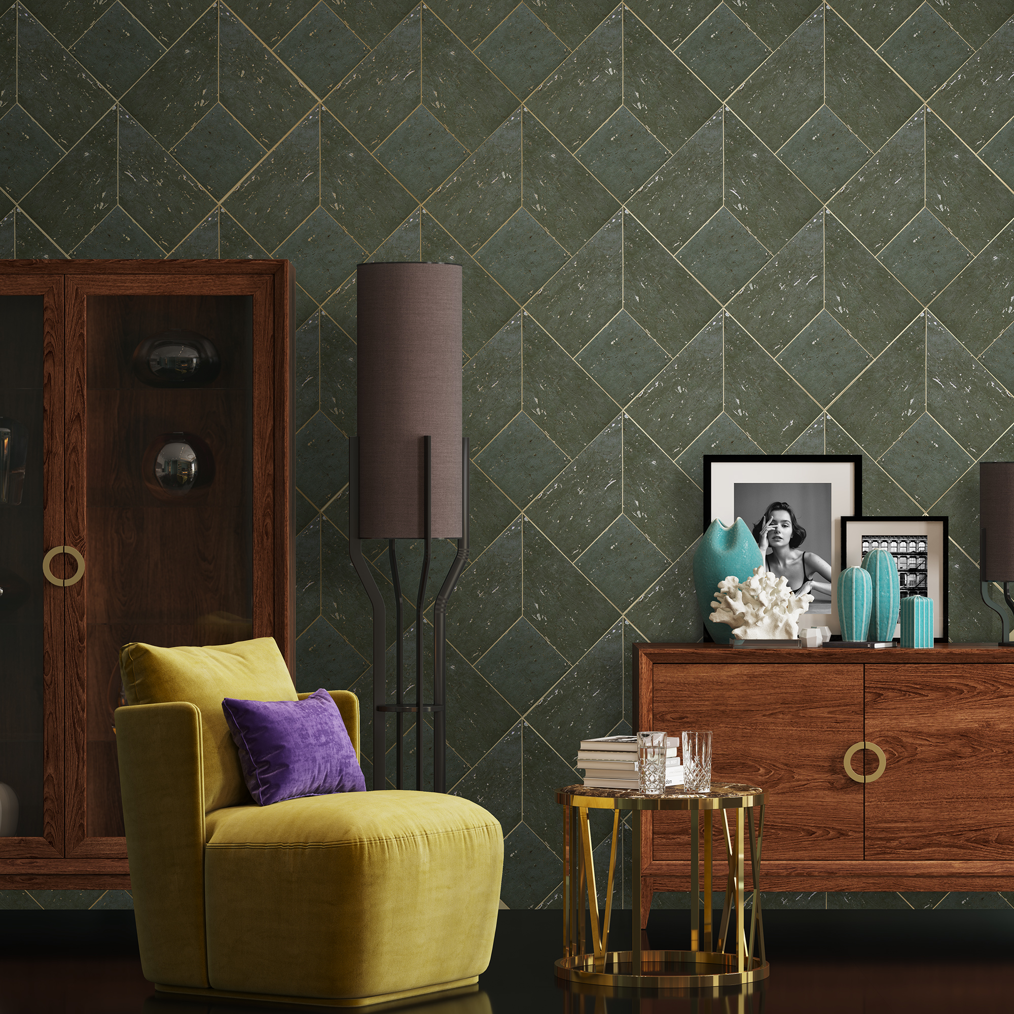 Behang - Rêveries - Dutch Wallcoverings First Class