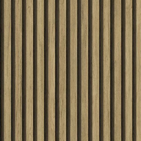 Dutch Wallcoverings First Class - Elements - Ribbvägg Ash 11934