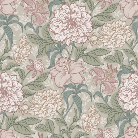 Esta Home - Vintage Flowers 158-139377