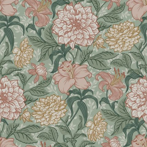 Esta Home - Vintage Flowers 158-139378