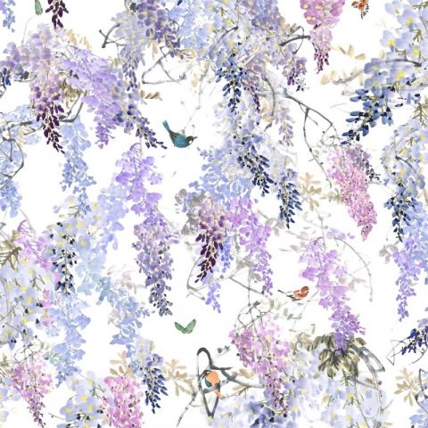 Sanderson Waterperry Wisteria Falls Panel A 216296