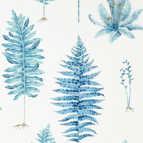 Sanderson The Glasshouse Fernery China Blue 216635