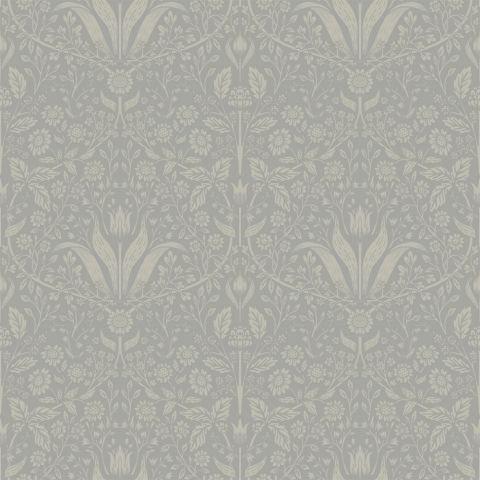 Dutch Wallcoverings First Class - Midbec Fågelsång - Mary Grey 34008