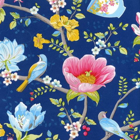 Pip Studio III behang Chinese Garden Blue 341003