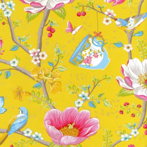 Pip Studio III behang Chinese Garden Yellow 341006