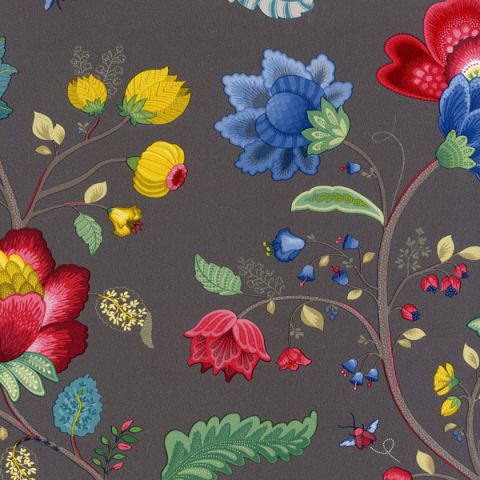 Pip Studio III behang Floral Fantasy Grey 341038