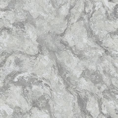 DUTCH WALLCOVERINGS FIRST CLASS ARABESQUE - LEVANTO MARBLE DOVE SILVER 36291