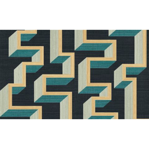 Arte Marqueterie - Detour 72703 Gold Teal