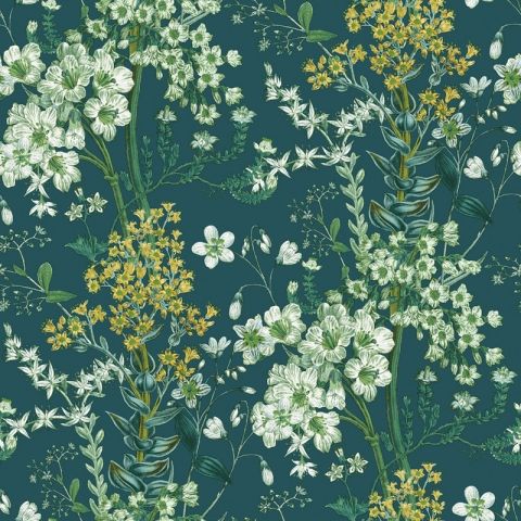 Dutch Wallcoverings First Class Kaleidoscope Ayana Teal 90571