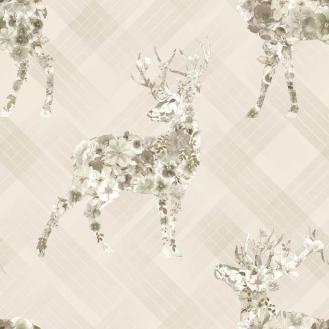 Dutch Wallcoverings First Class Kaleidoscope Calla Beige 90622