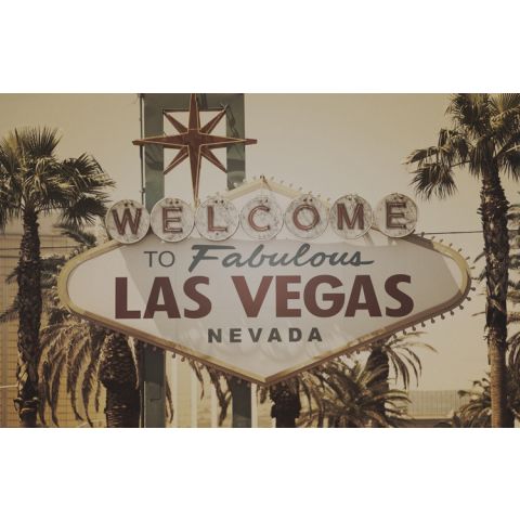 City Love Las Vegas Vintage Brown