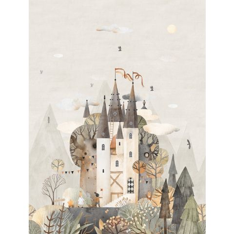 CUTE WALLS FAIRYTALE CASTLE - DESERT TAUPE CW6005-1