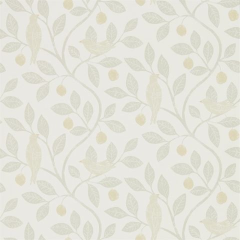 Sanderson - The Potting Room - Damson Tree Linen/Honey 216366