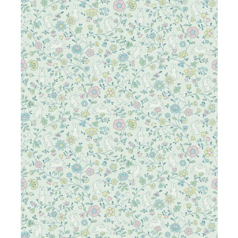 Dutch Wallcoverings - Little Kids - Liberty mint - JS3102