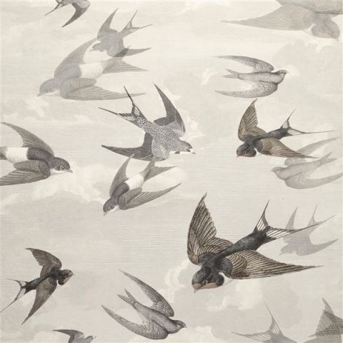 John Derian Picture Book Wallpapers - Chimney Swallow PJD6003/02