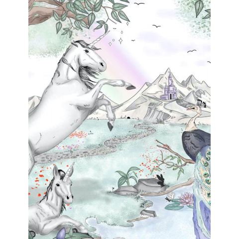 DUTCH WALLCOVERINGS - ANNET WEELINK VOL.1 ENCHANTED UNICORNS "REPEATABLE"