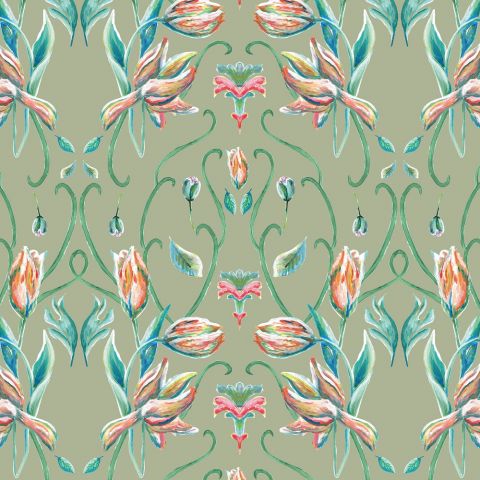 Catchii Art Nouveau French Tulip W100132