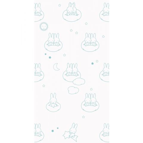 Nijntje - Miffy Clouds Mint WP-520